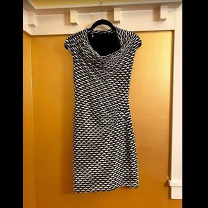 Black and White Checked Mini Dress - size S
